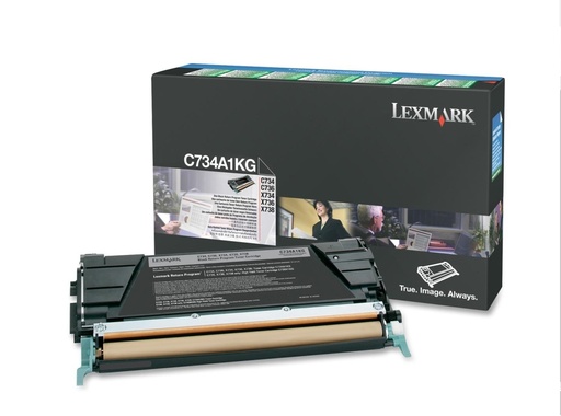 [12795] [C734A1KG] LEXMARK C-734/736, X-734/736/738 Toner Negro Retornable