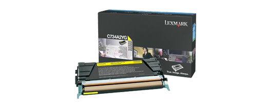 [35612] [C734A2YG] Lexmark C73x, X73x Cartucho de toner amarillo (6K)