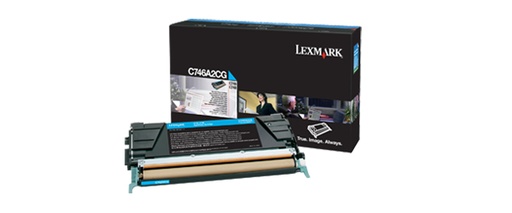[35617] [C746A2CG] Lexmark C746, C748 Cartucho de toner cian