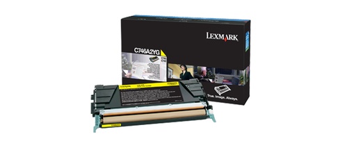 [35619] [C746A2YG] Lexmark C746, C748 Cartucho de toner amarillo