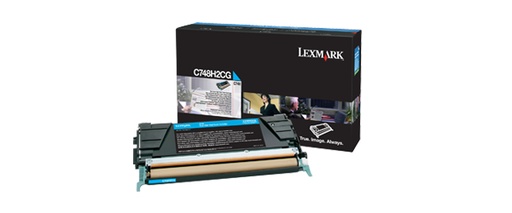 [35622] [C748H2CG] Lexmark C748 Cartucho de toner cian Alto Rendimiento