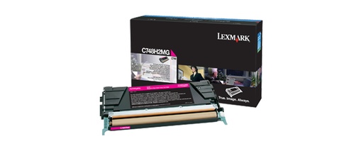 [35623] [C748H2MG] Lexmark C748 Cartucho de toner magenta Alto Rendimiento