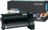 [24826] [C7720CX] LEXMARK C-770/772 Cartucho Cian Extra Alto Rendimiento Retornable