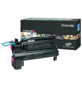 [13980] [C792A1MG] LEXMARK C792 X792 Toner Magenta Retornable