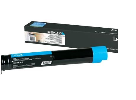 [35656] [C950X2CG] Lexmark C950 Cartucho de toner cian Extra Alto Rendimiento