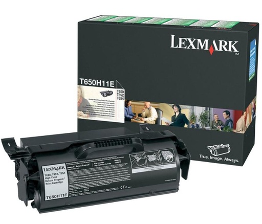 [12547] [T650H11E] LEXMARK T-650/652/654 Toner Alto rendimiento Retornable