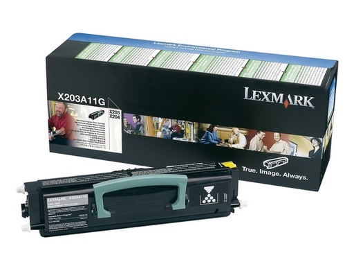 [12803] [X203A11G] LEXMARK X-203/204 Toner Negro retornable