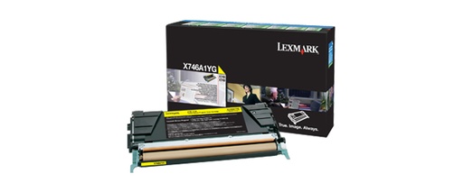 [30357] [X746A1YG] LEXMARK X-746/748 Toner Amarillo Retornable