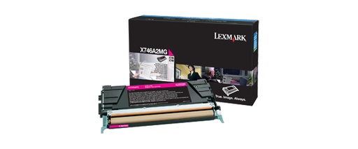[35699] [X746A2MG] Lexmark X746, X748 Cartucho toner magenta