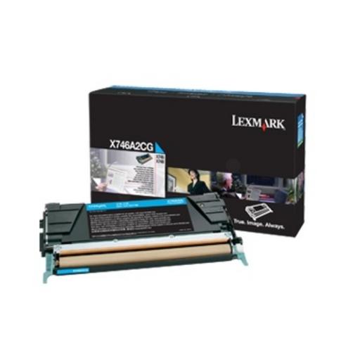 [35701] [X746A3CG] Lexmark X746, X748 Cyan Corporate Cartridge