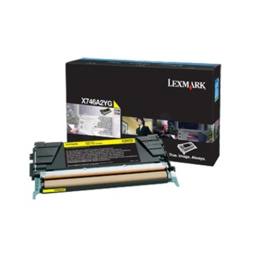[35703] [X746A3YG] Lexmark X746, X748 Yellow Corporate Cartridge