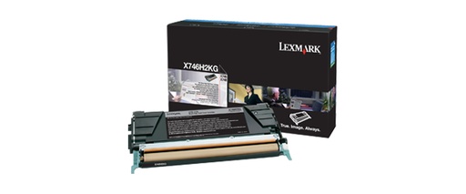 [35704] [X746H2KG] Lexmark X746, X748 Cartucho de toner negro Alto Rendimiento