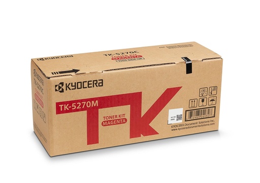 [34862] [1T02TVBNL0] KYOCERA   TK5270M TONER MAGENTA PARA ECOSYS M6230/6630cidn 6000 pag