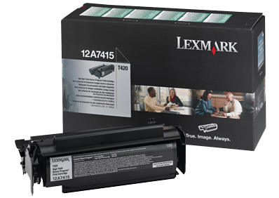 [3859] [12A7415] LEXMARK Toner T-420  Prebate, Unidad de Impresion Allto Rendimiento