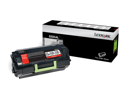 [35268] [52D0XAL] Lexmark 520XAL Cartucho de toner de rendimiento extra alto para etiquetas