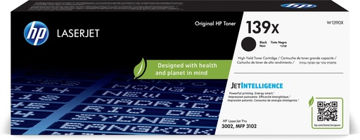 [47536] [W1390X] HP Toner 139X Negro para laserJet Pro 3001/3002