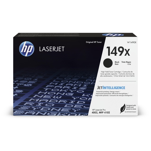 [47538] [W1490X] HP Toner 149X Negro para LaserJet Pro 4002, 4102