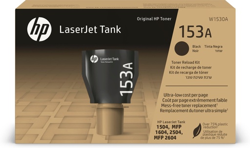 [47533] [W1530A] HP Kit de recarga de Toner 153 para laserJet Tank
