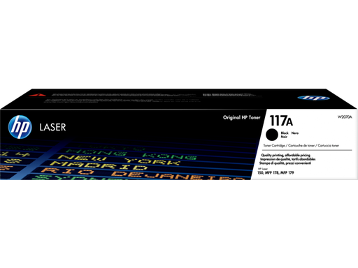 [37385] [W2070A] HP Cartucho de toner Original Laser Laser 150A/178/179Fnw 117A negro (W2070A)