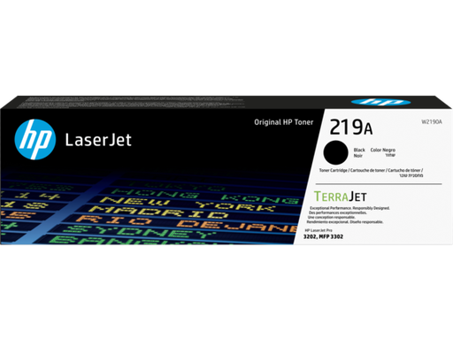 [59452] [W2190A] HP 219A Black Original LaserJet Toner Cartridge
