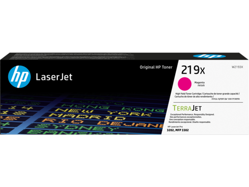 [59459] [W2193X] HP 219X High Yield Magenta Original LaserJet Toner Cartridge
