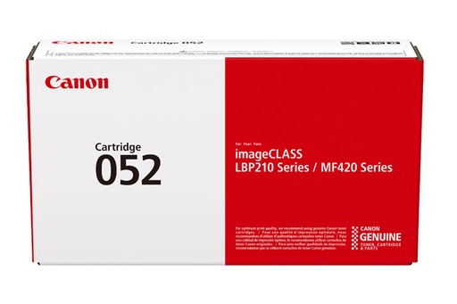 [36258] [2199C002] CANON toner negro 052 (2199C002) I-Sensys LBP-210 MF420