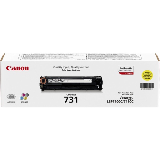 [29995] [6269B002] Canon LBP7100CN/7110CW MF8230CN Toner Amarillo 731Y 1.500 paginas