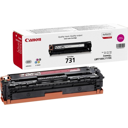 [29996] [6270B002] Canon 731M LBP7100CN/7110CW MF8230CN Toner Magenta 731M 1.500 paginas