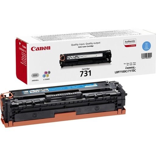 [29997] [6271B002] Canon 731C LBP7100CN/7110CW MF8230CN Toner Cian 731C 1.500 paginas