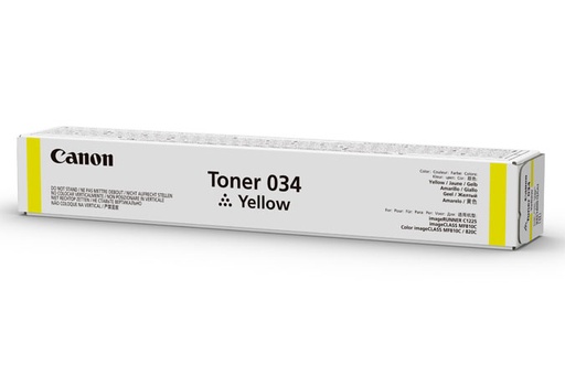 [36783] [9451B001] CANON I-Sensys MF810, C1200, C1120 series Toner Amarillo 034Y