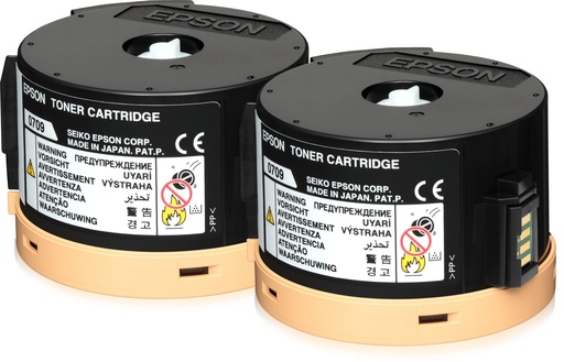 [15583] [C13S050710] Epson Aculaser AL-M200DN/M200DW Toner Negro (Pack 2)