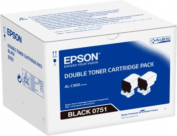 [19226] [C13S050751] EPSON Doble pack tóner Negro AL-C300
