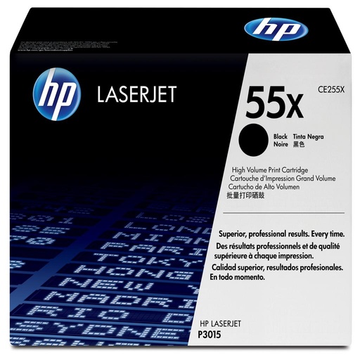 [12867] [CE255X] HP Laserjet P3011/P3015/M521  Toner Negro, 12.500 Paginas