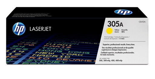 [15044] [CE412A] HP Color Laserjet Pro 300/400 Toner Amarillo 305A