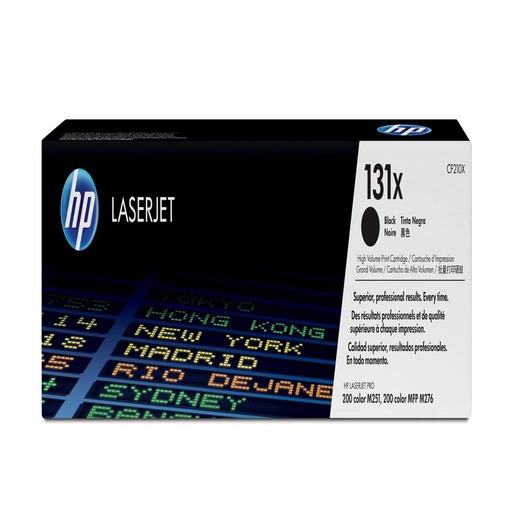 [15387] [CF210X] HP LaserJet Pro 200 M276 Toner Negro nº131X 2.400 paginas