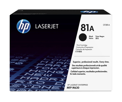 [19282] [CF281A] HP toner LaserJet Enterprise M630/M604dn 81A