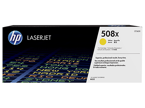 [30428] [CF362X] HP Laserjet M553 Toner 508X Amarillo Alta 9.500 paginas alta capacidad