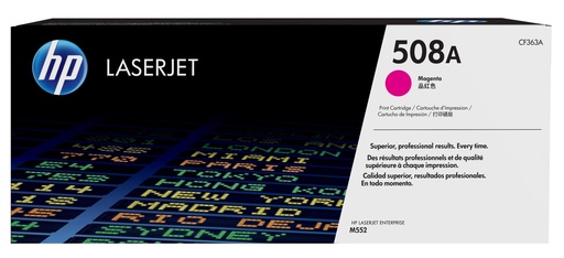 [30426] [CF363A] HP Laserjet M553 Toner 508A Magenta 5.000 paginas estandard