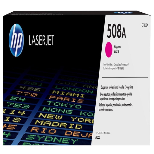 [30426] [CF363A] HP Laserjet M553 Toner 508A Magenta 5.000 paginas estandard