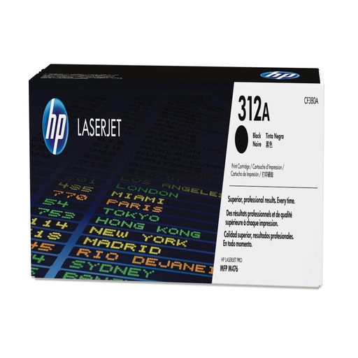[19240] [CF380A] HP TONER LaserJet Pro MFP M476 Negro .Nº312A 2.400 Paginas