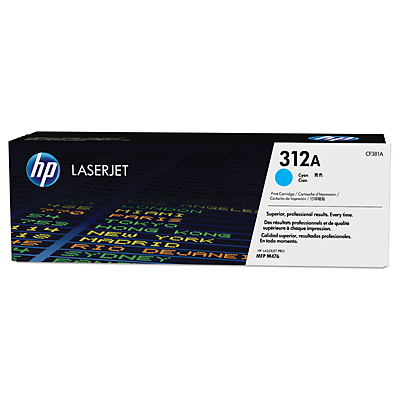 [18989] [CF381A] HP TONER LaserJet Pro MFP M476 Cyan.Nº312A 2.700 Paginas