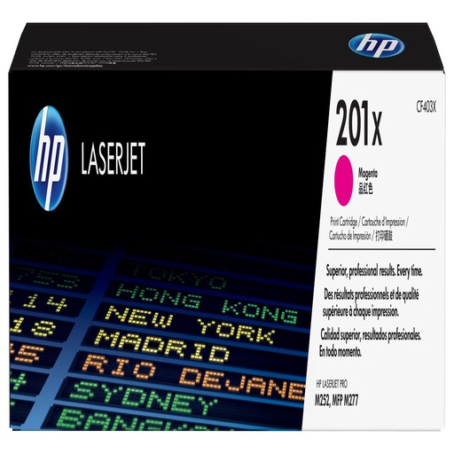 [30405] [CF403X] HP Laserjet Pro M252,M277 201X Toner Magenta Alta 2.300 pag