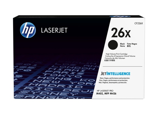 [30913] HP LaserJet Pro M402/426 Toner Negro nº26X 9.000 paginas alta capacidad