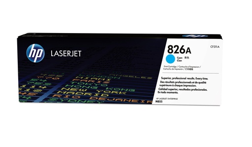 [18555] HP TONER LASER CIAN LASERJET ENTERPRISE/M855 Nº826A