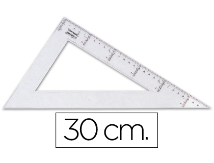 [20435] Cartabon liderpapel 30 cm plastico cristal