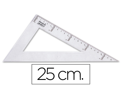 [20434] Cartabon liderpapel 25 cm plastico cristal