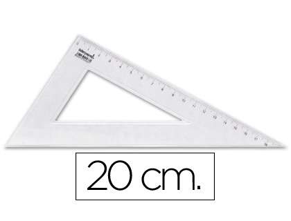[20433] Cartabon liderpapel 20 cm plastico cristal