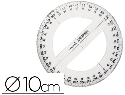 [18022] Circulo plastico liderpapel 10 cm