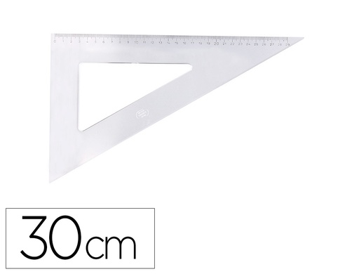 [11988] Cartabon logarex 30 cm plastico cristal