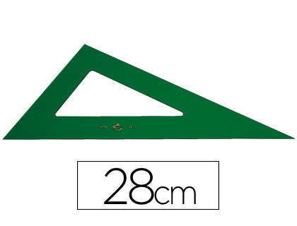 [1585] Cartabon faber castell 28 cm plastico verde